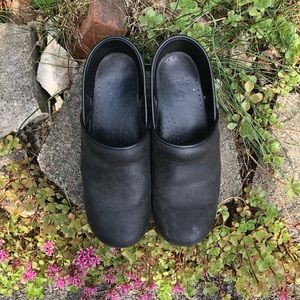 Dansko black clogs